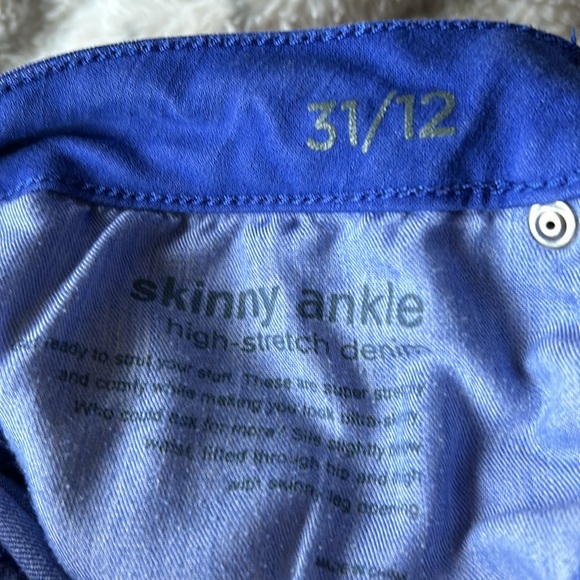 Beautiful indigo blue skinny jean from JCP. - Picture 3 of 3